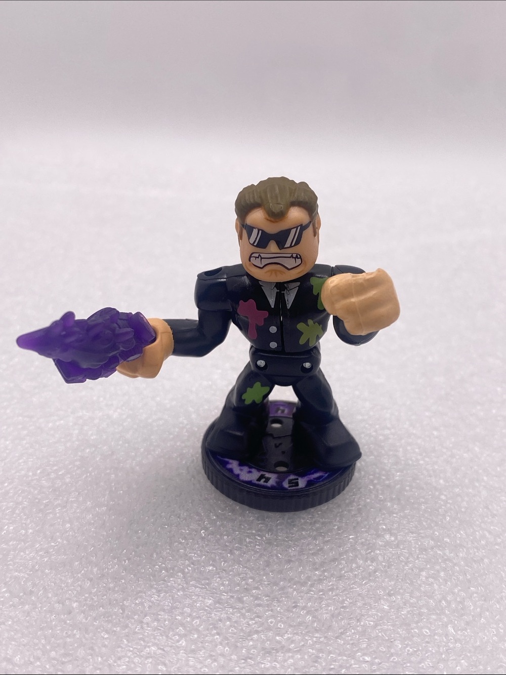 Agent Mouldy Action Figure - Black with Purple Accessory